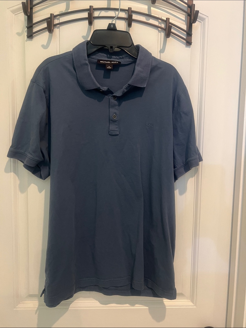 Michael Kors Men's Dark Blue Polo Shirt